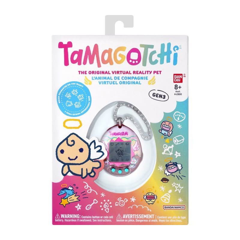 Tamagotchi Angel Teacup - Animal Virtuel Électronique avec Écran Couleur