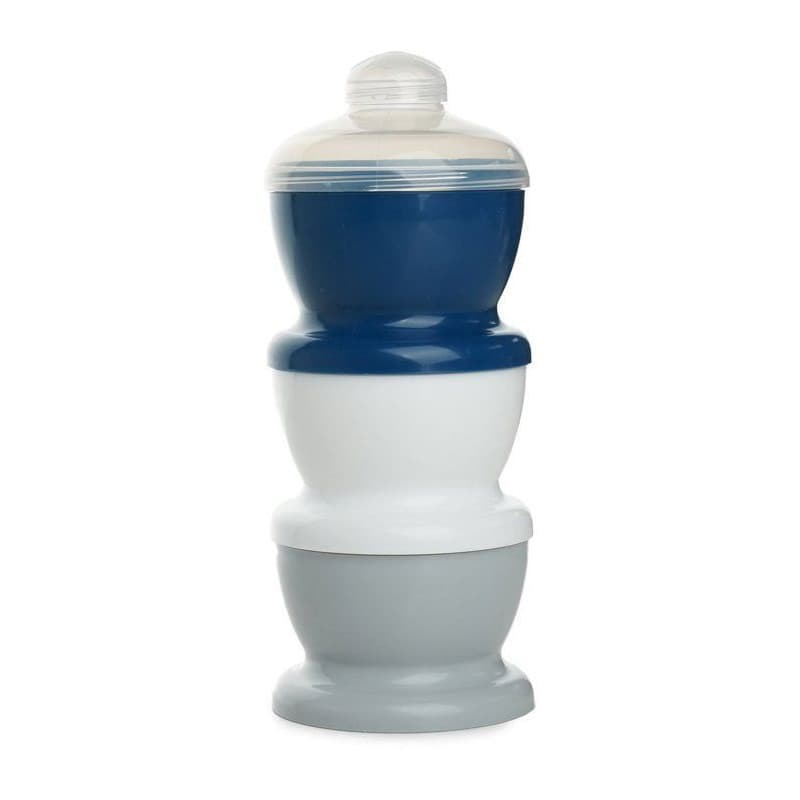 Boîte de Transport pour Lait Maternel avec Couvercles - THERMOBABY - Gris Charme