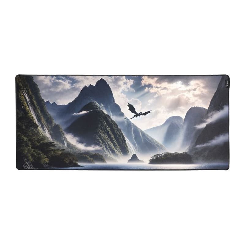 Tapis de souris XXL THE G-LAB Pad Dragon - Noir 900x400mm