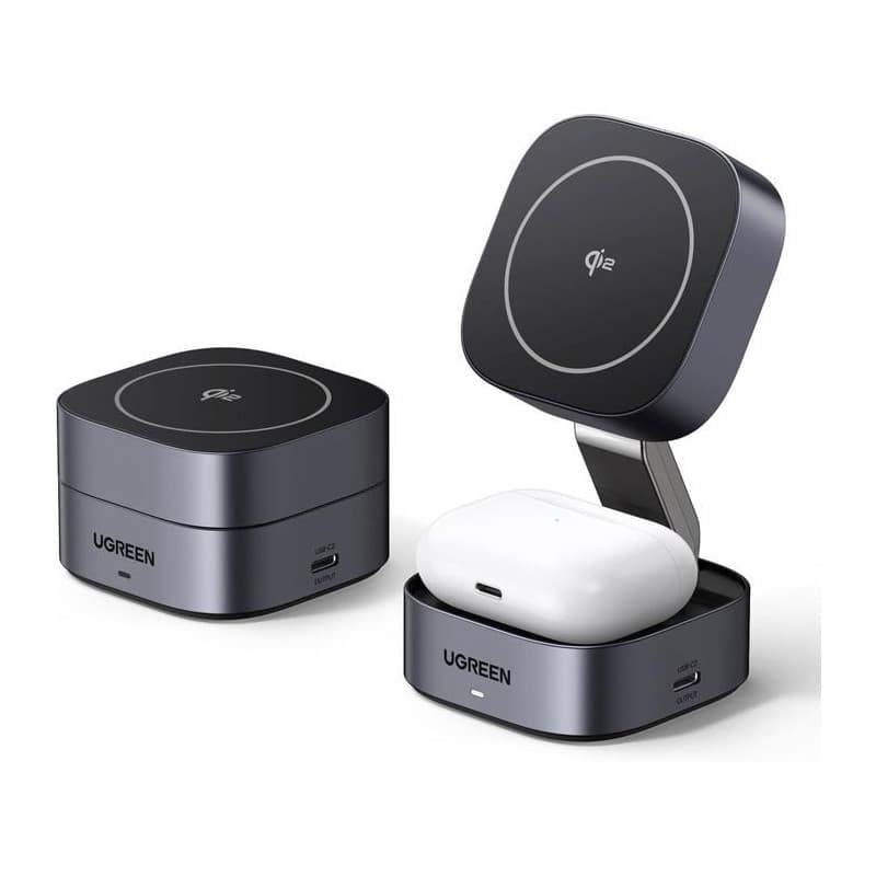 Station de Charge 2 en 1 UGREEN MagSafe - Recharge Rapide 15W