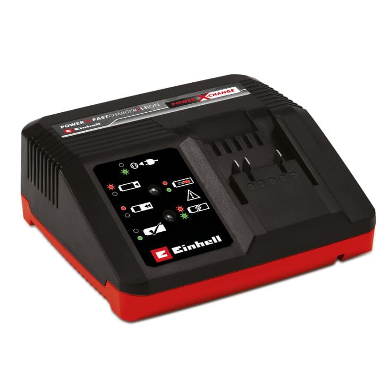Einhell Chargeur Rapide Power X-Change (18V, Lithium-ION, 200-260V, 50-60 Hz, Charge Rapide 4 A, contrôle de la Batterie pour Un