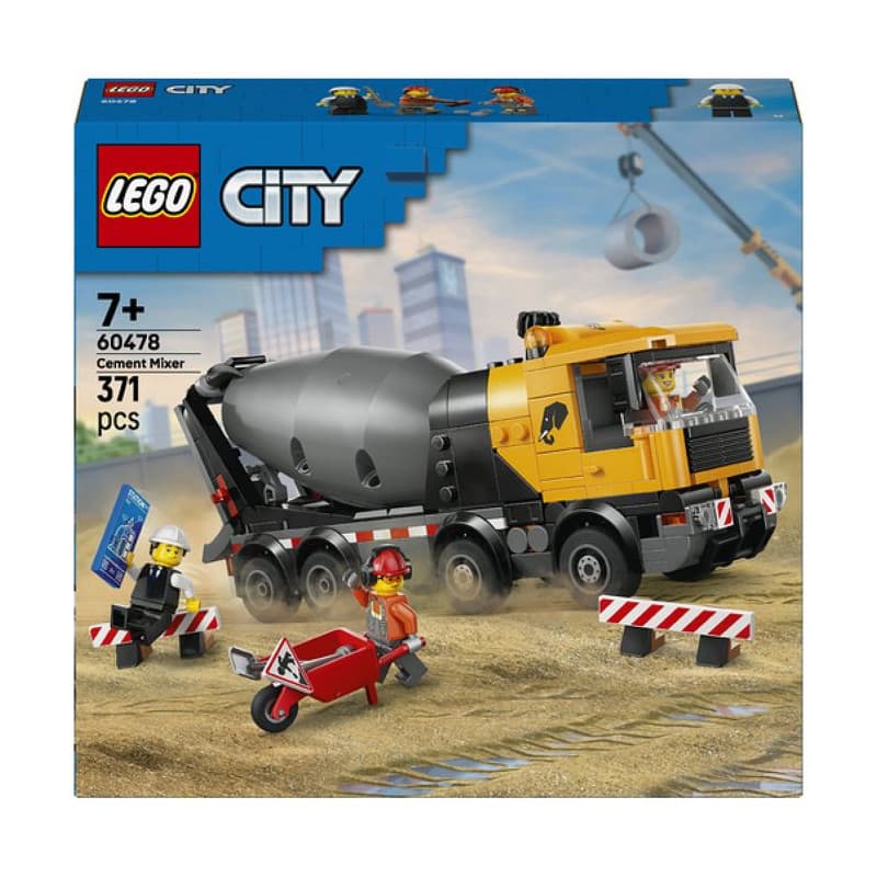 LEGO City La Bétonnière - Jeu de Construction Éducatif pour Enfants