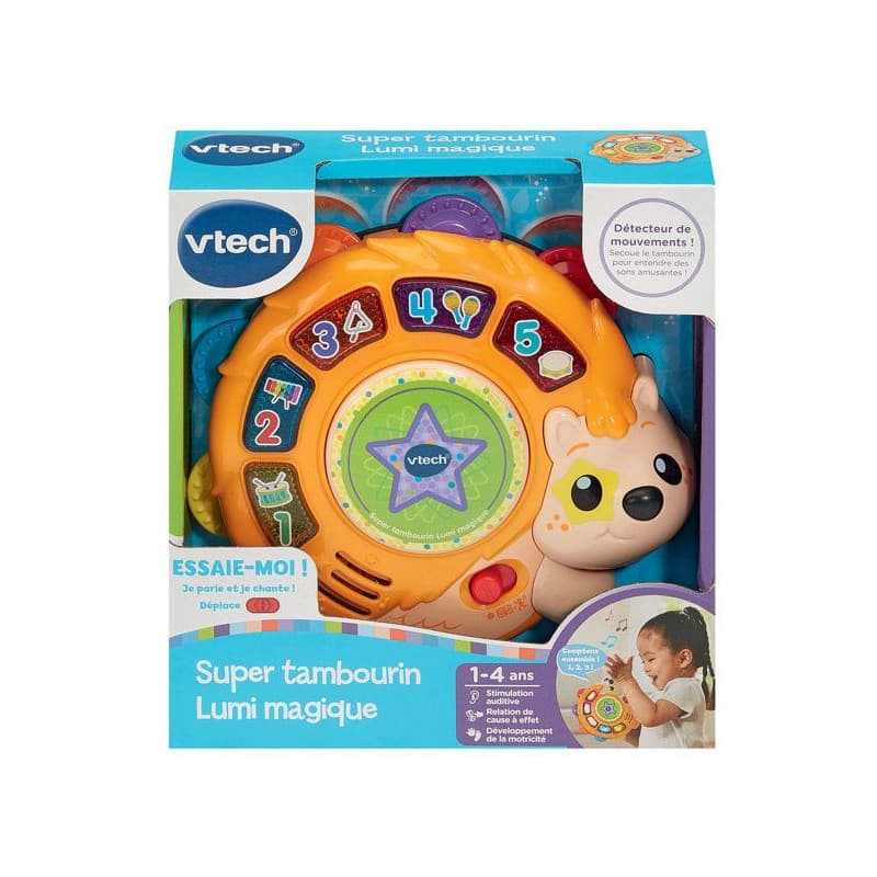 Super Tambourin Lumineux VTECH BABY - Jouet Musical Interactif