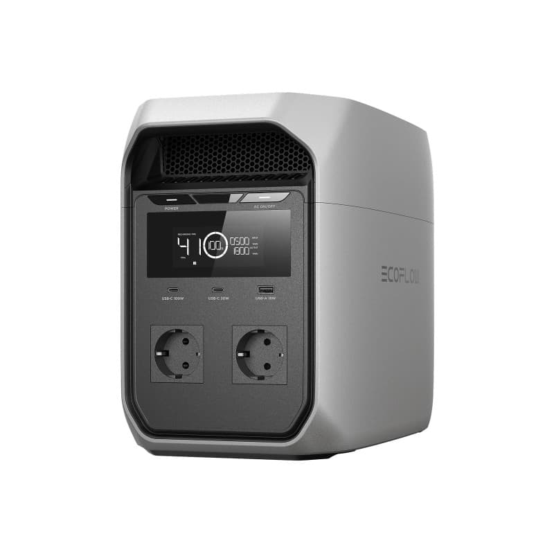 Station électrique portable ECOFLOW DELTA 3 Classic, batterie LiFePO4 1024 Wh, sortie CA 1800 W (3600 W crête), USB-C 100 W, cha