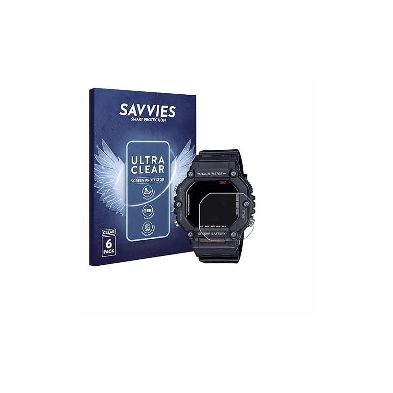 savvies Protection Ecran pour Casio AE-1600H 6 Pièces - Film Protection Ultra Clair