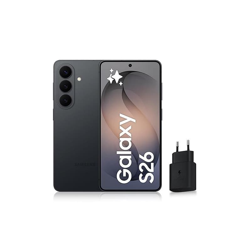 Samsung Galaxy S26, Smartphone Android 5G avec Galaxy AI, 256 Go, Chargeur Secteur Rapide 25W Inclus, Smartphone déverrouillé, N