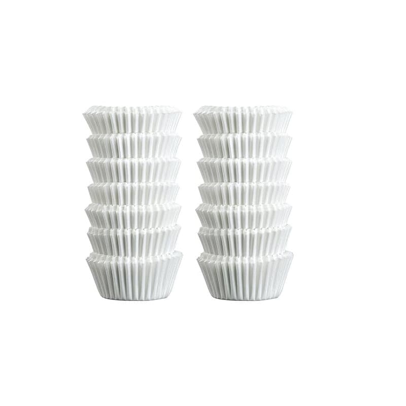 Zenker 43423 Caissettes en papier, lot de 240 moules papier, moules à chocolat, Blanc - Ø30 x 25 mm
