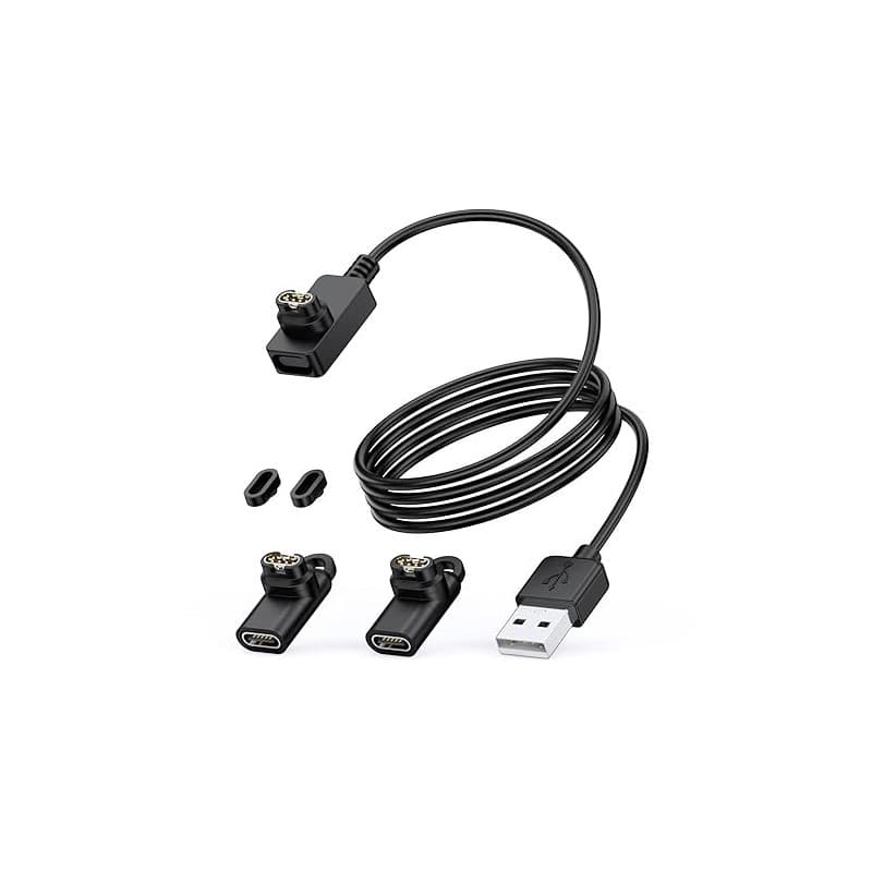 Cable pour Montre Garmin Fenix 7 7S 7X 6 6S 6X 5 5S 5X Vivoactive 3 4 4S 5 Forerunner 45 245 945 255 Venu 2 2S Approach Instinct