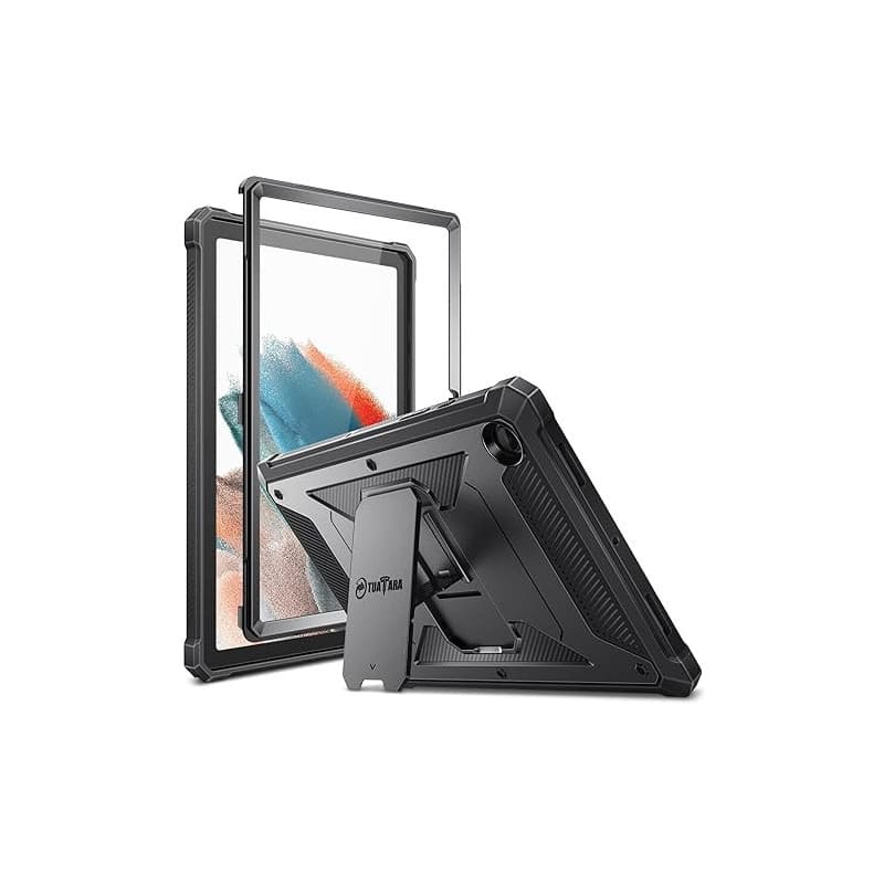 FINTIE Coque Antichoc pour Samsung Galaxy Tab A8 2021 10.5 Pouces - Étui avec Protection d'Écran et Béquille Intégrée Housse Rob