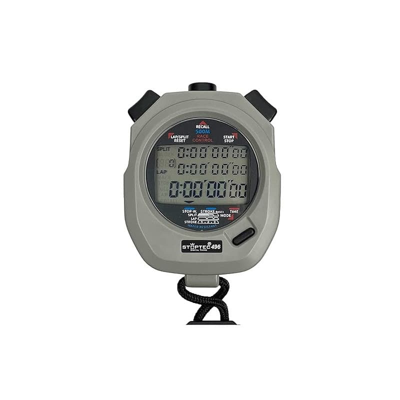 STOPTEC DIGITAL TIMING Chronomètre 496 - 500 Mémoire de Fichiers | Mécanisme de Point de Pression | Résistant aux Éclaboussures