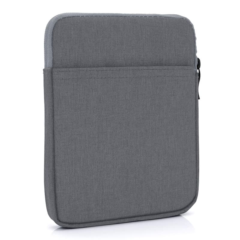 MyGadget Pochette Nylon pour Tablette jusqu'à 8 Pouces - Protection pour 21 x 14 cm - ex. Kindle Paperwhite, Oasis - Gris Foncé