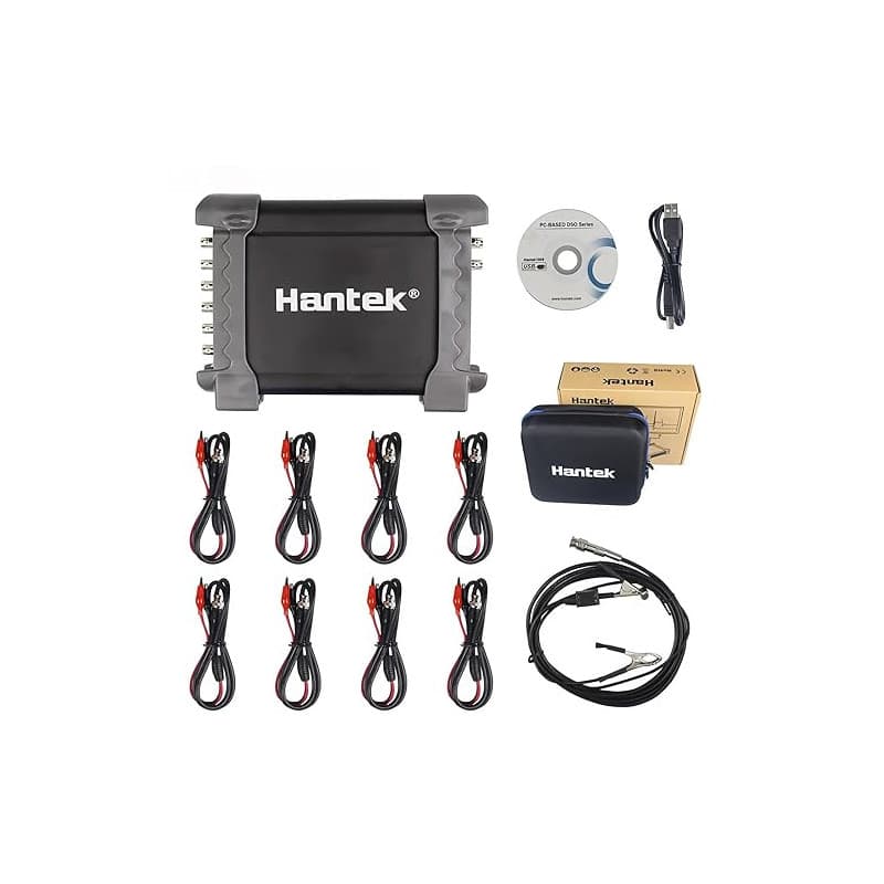 Hantek 1008C 8CH PC USB Diagnostic Programme DAQ Automobile Oscilloscope Générateur Multifonction