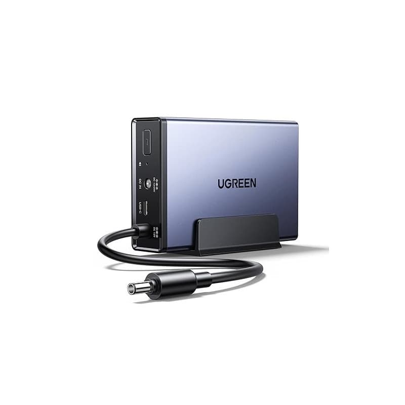 UGREEN NAS UPS, Alimentation de Secours CC 120W, Protecteur Contre surtensions, 12000mAh, Compatible exclusivement avec NAS DXP2