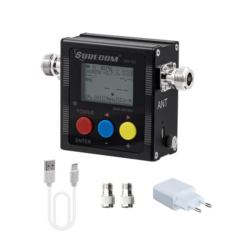 Mcbazel Surecom SW-102 Numérique UHF-VHF 125-525 MHz Power & SWR Mètre