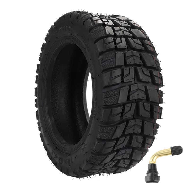 Geieold 11 Pouces 100/65-6,5 Électrique Scooter Vide Roue Pneu Pneu sans Tuyau pour DT Widen Offroad Pneu avec Valve de Pneu