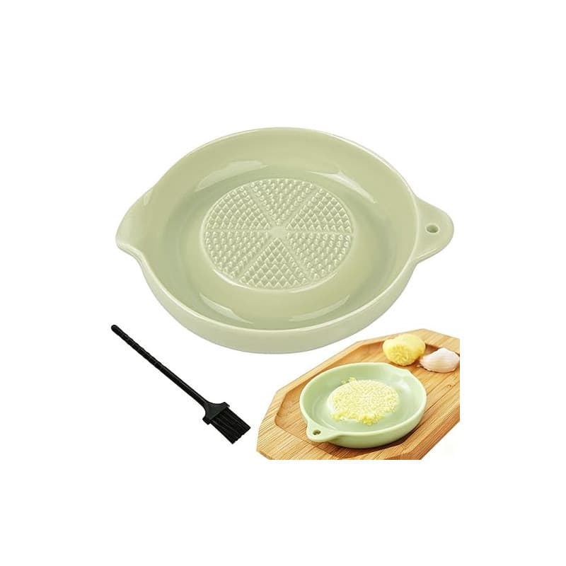 Norhogo Râpe en céramique, râpe à gingembre en céramique, livrée avec brosse, râpe à ail, râpe à légumes, pour gingembre, ail, o