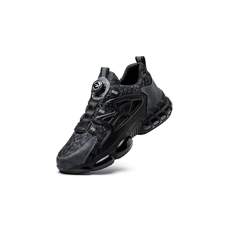 GemChve Chaussures de Sécurité Hommes Femmes Basket Légère Respirante Travail Antidérapante avec Embout en Acier 36-46 EU
