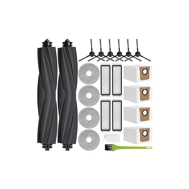 RUKHOOL L20 Ultra Accessoires pour Dreame L20 Ultra Complete / L20 Ultra Aspirateur Kit Pièces de Rechange, 4 Sacs à Poussière,