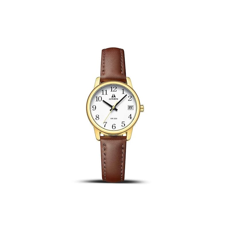 LN LENQIN Montre Femme Montres à Quartz analogiques pour Femmes Montres-Bracelets pour Femmes étanches avec Bracelet en Cuir