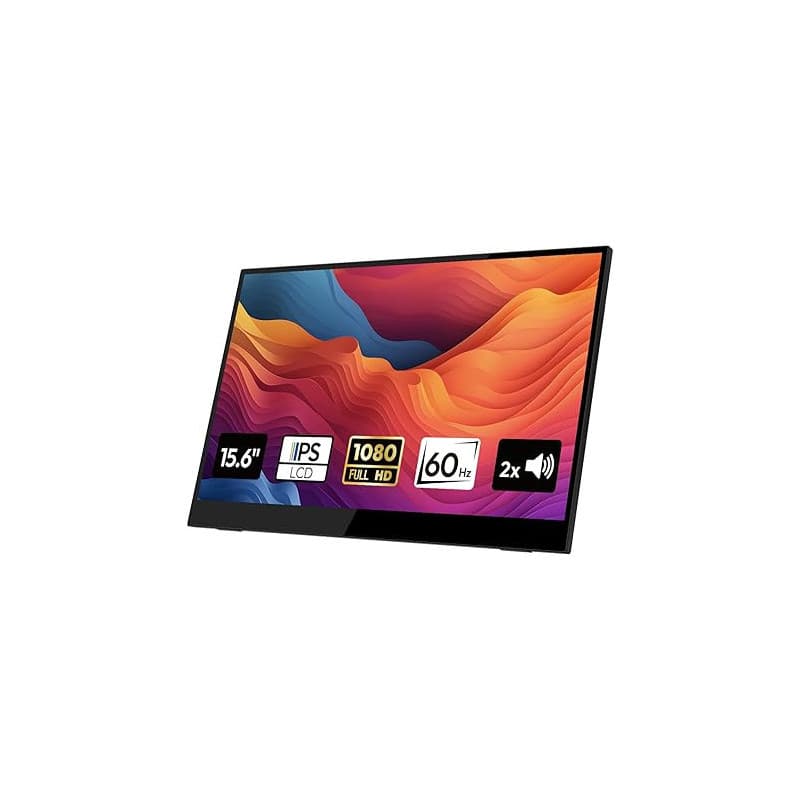 Nomad Touch - Ecran Tactile Portable de 15,6 Pouces Touch avec USB-C et HDMI | 1080P | Connectez aux téléphones, Ordinateurs Por