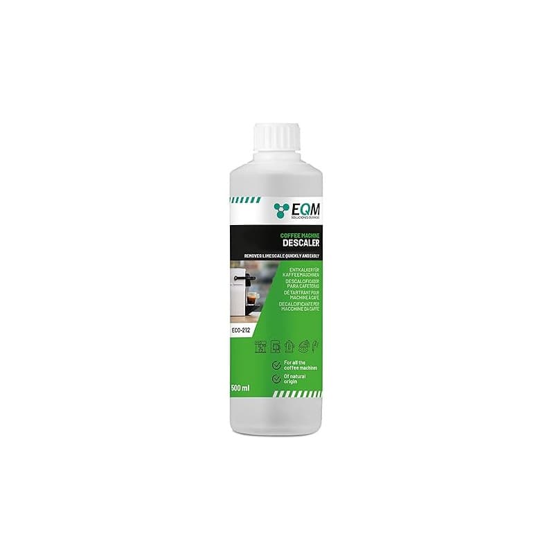 EQM - ECO-212 - Détartrant pour Machine à Café - 500 ML - 100% d’Origine Naturelle - Compatible avec Toutes les Machines à Café