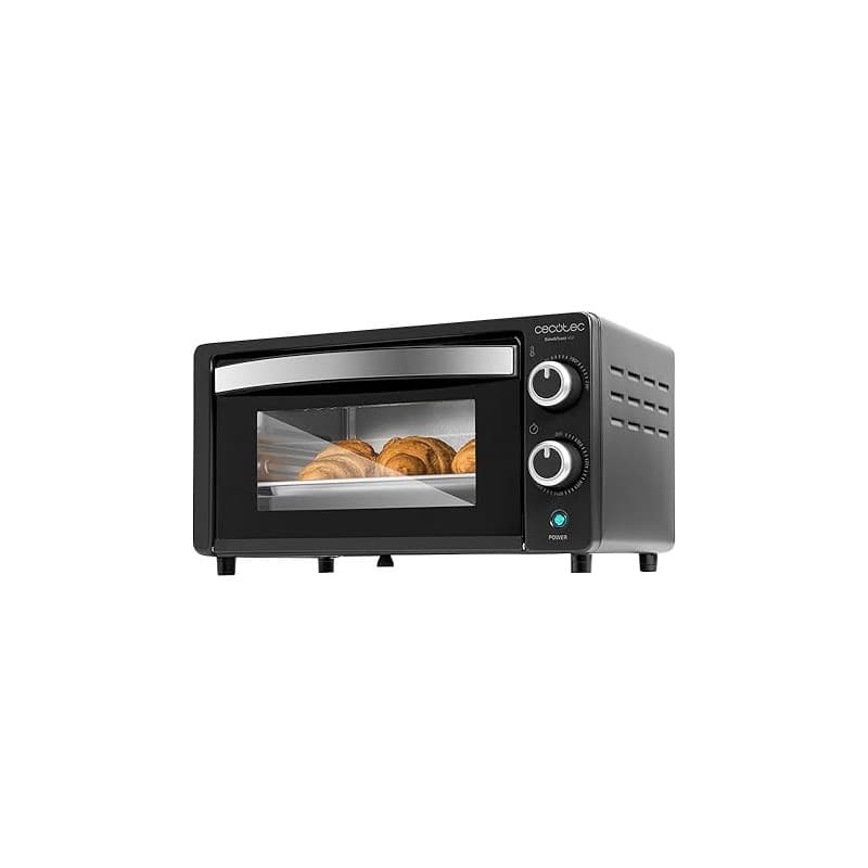 Cecotec Four de comptoir Bake&Toast 1090 Noir, 10 L, 1000 W, Minuteur 60 minutes, Température réglable jusqu'à 230ºC, plaque de