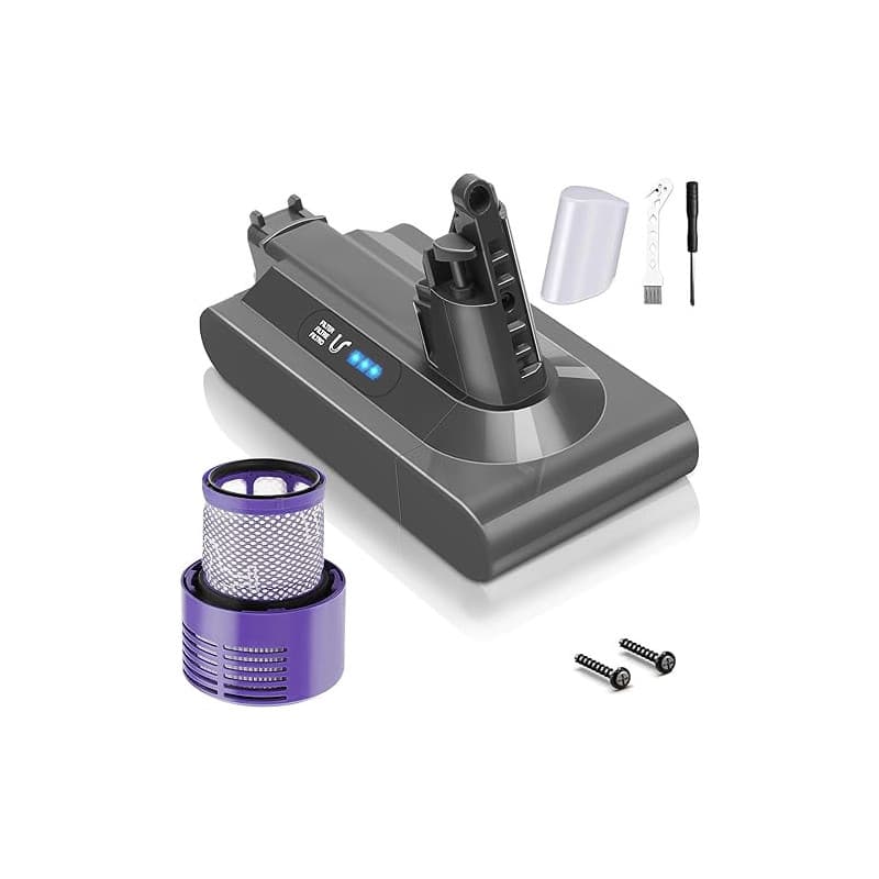 Waitley V10 6000mAh pour Dyson V10 SV12 Remplacement Batterie pour Dyson V10 Absolute Animal Cyclone Motorhead Total Clean SV12