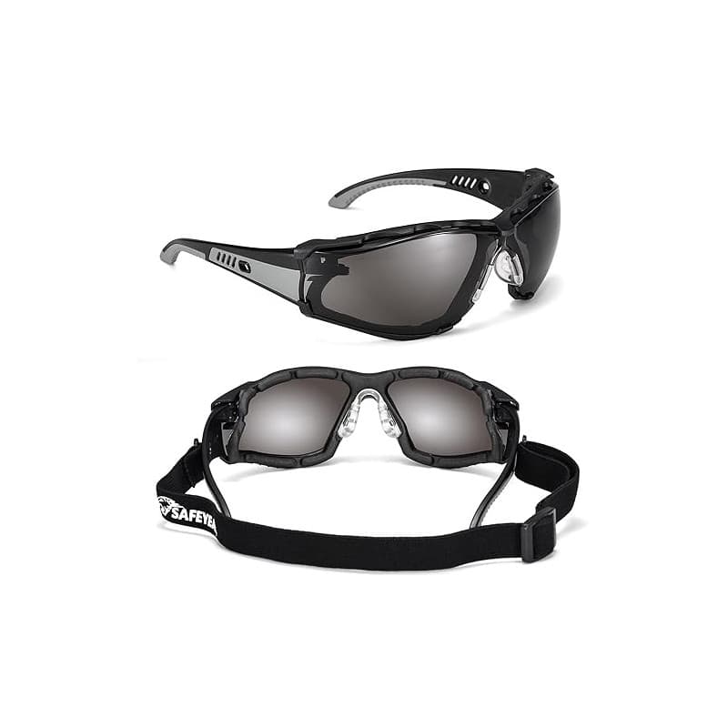 SAFEYEAR lunettes de sécurité de travail transparentes anti-buée, Anti-rayures, UV 400, résistantes aux chocs. CE EN166 lunettes