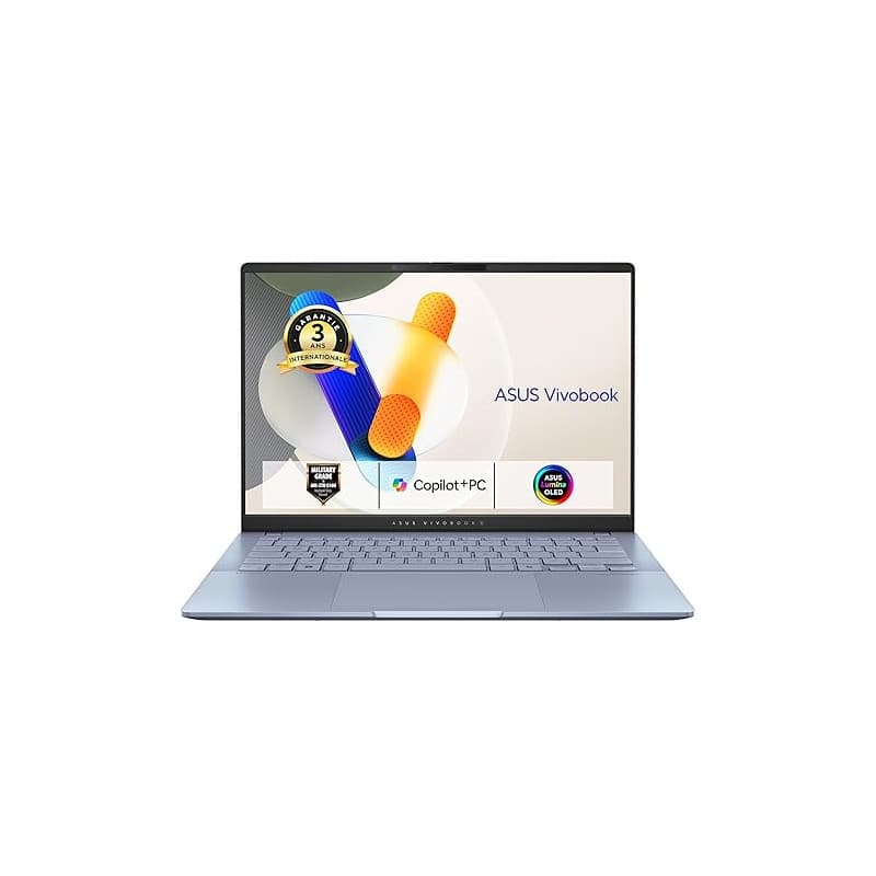 ASUS Vivobook S14 AI-S5406-29W 14 Pouces WUXGA OLED PC Portable (Processeur Intel LNL Core Ultra 5, 16GB LPDDR5X, 1TB SSD NVMe,
