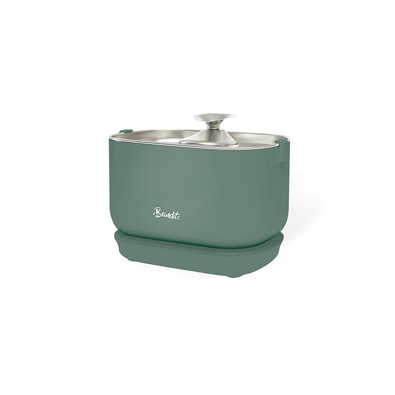 Bandit - Fontaine à Eau Filaire pour Chat 2,5L - Filtration 4 étapes - Ultra silencieuse inférieure 30dB - Acier Inoxydable - Pl