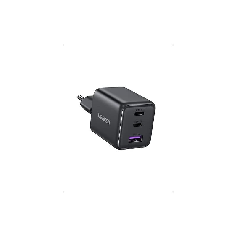 UGREEN Zapix 30W Chargeur USB C Rapide iPhone 3 Ports GaN Prise Secteur Compatible avec iPhone 17 Pro Max Air 16 15 14 13 Plus P