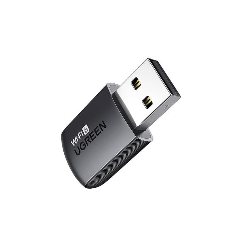 UGREEN Clé WiFi 6 AX900 Adaptateur USB sans Fil Entrée de Gamme Double Bande 5GHz 2.4GHz Soft AP Mode MU MIMO Cryptage WPA2 PSK