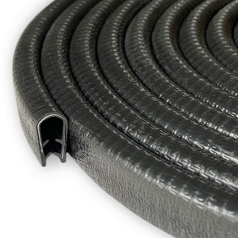 Protection de Portiere Voiture Plage de Serrage 1-2mm Protection Bord de Tole Joint Caoutchouc en u pour la Plupart des Voitures
