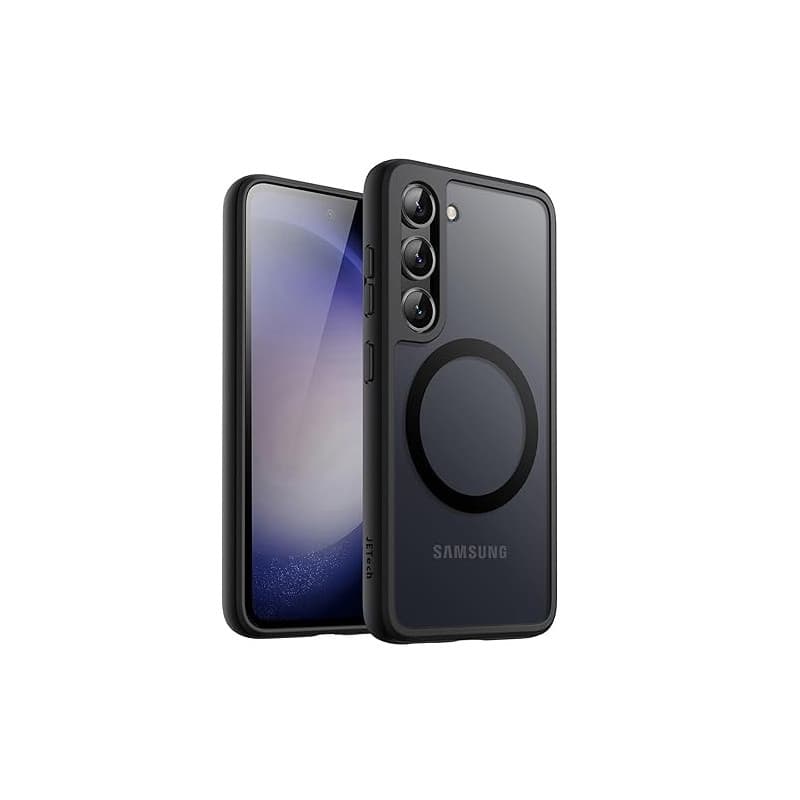 JETech Coque Magnétique pour Samsung Galaxy S23+ / S23 Plus 5G 6,6 Pouces, Compatible avec MagSafe, Étui Housse Antichoc à Dos T