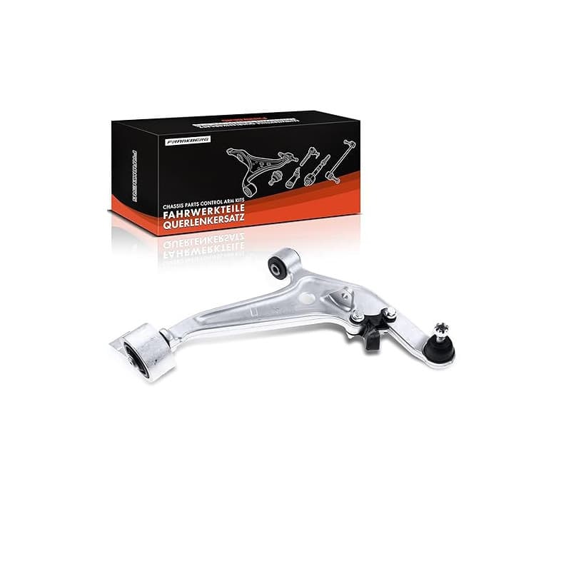 Frankberg Bras de Suspension avec articulation porteuse/de guidage Essieu avant droit en Bas Compatible avec X-Trail T30 2.0L 2.