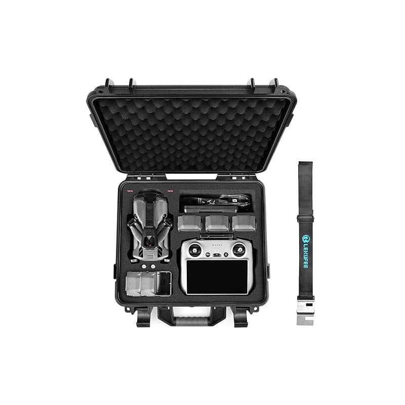 LEKUFEE Rigide Boîte étanche pour Drone DJI Mini 5 Pro/4 Pro/Mini 3,DJI RC 2/RC/ N2/N1 et Accessoires (étui Uniquement)