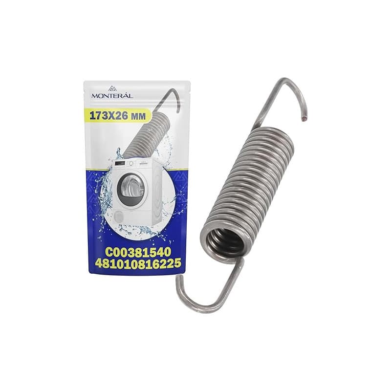1 Pièce Ressort Machine a Laver avec Code Original C00381540 C00375027 pour Indesit Lave Linge 481010816225 481010730044 pour Wh