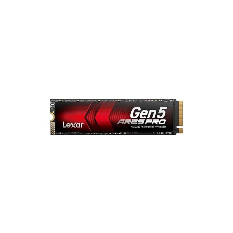 Lexar ARES PRO 1To SSD Gen 5 NVMe M.2, PCIe 5.0 x4 SSD Interne, jusqu'à 14 000 MB/s en Lecture – Pour les Applications d'IA, les