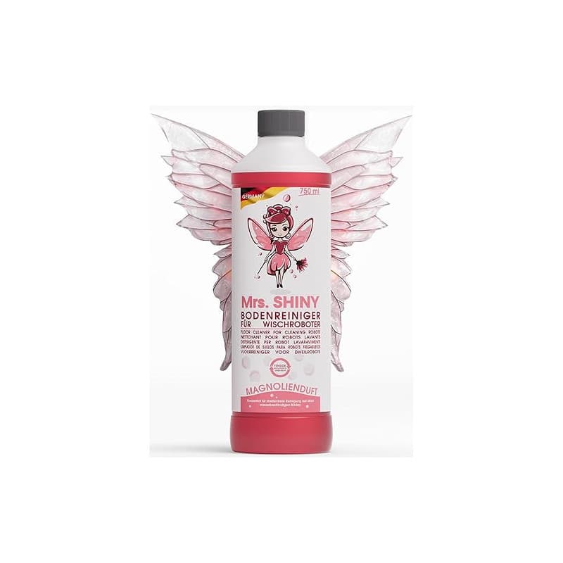 Mrs. SHINY - Détergent pour produit aspirateur laveur avec parfum de magnolia - produit nettoyant aspirateur laveur - nettoyant