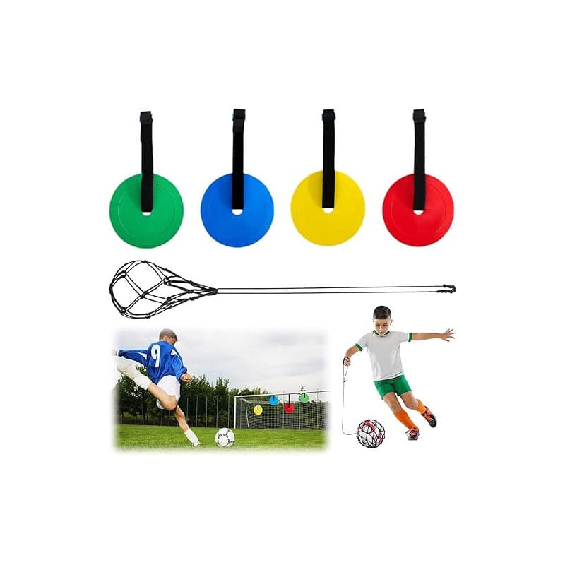 Persiiious Lot de 5 cibles de but de football pour but de football, filet de cible, avec entraîneur de football, hockey, basebal