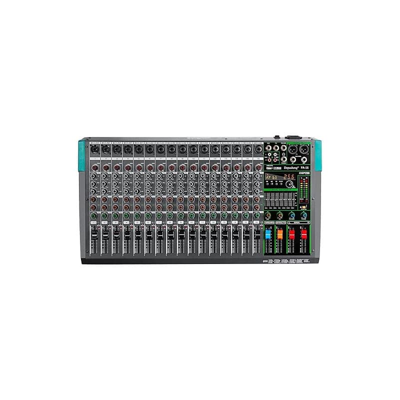 Depusheng PA16 Console de mixage audio professionnelle Console d'harmonie Interface système 16 canaux USB Bluetooth MP3 Entrée d