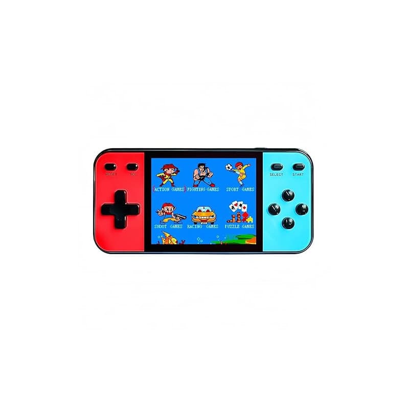 CZT 3.0" Console de Jeux Vidéo Portable 240 Jeux d'action/Combat/Sport/tir/Course Connectable à la TV Jouets de Puzzle Décontrac