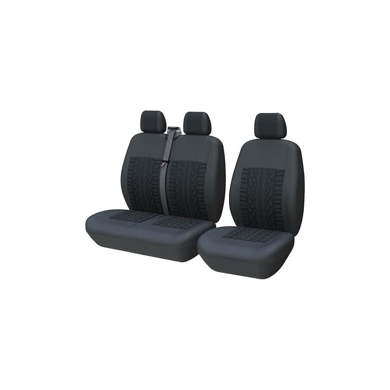 TOYOUN Housses de Sieges Universelles, Housse Couverture Couvre Sieges pour Camion Camionnette Van Bus pour conducteur et Passag
