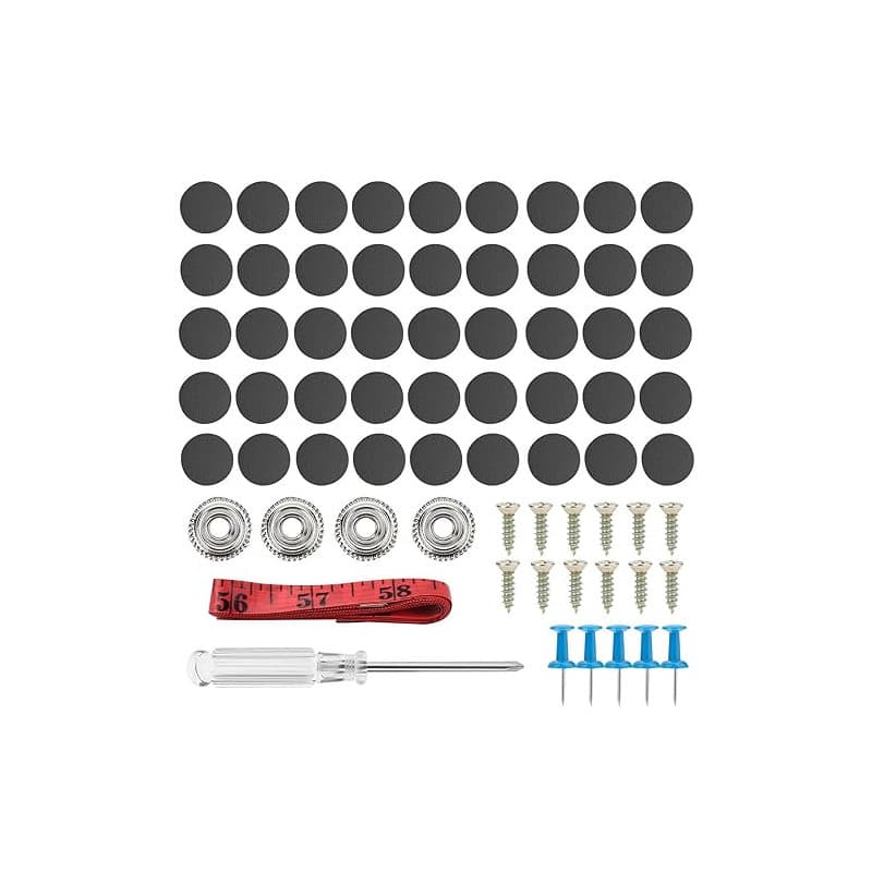 Kit de réparation de 202 pièces pour garniture de toit de voiture, épingles de réparation de tissu de plafond de voiture avec ou