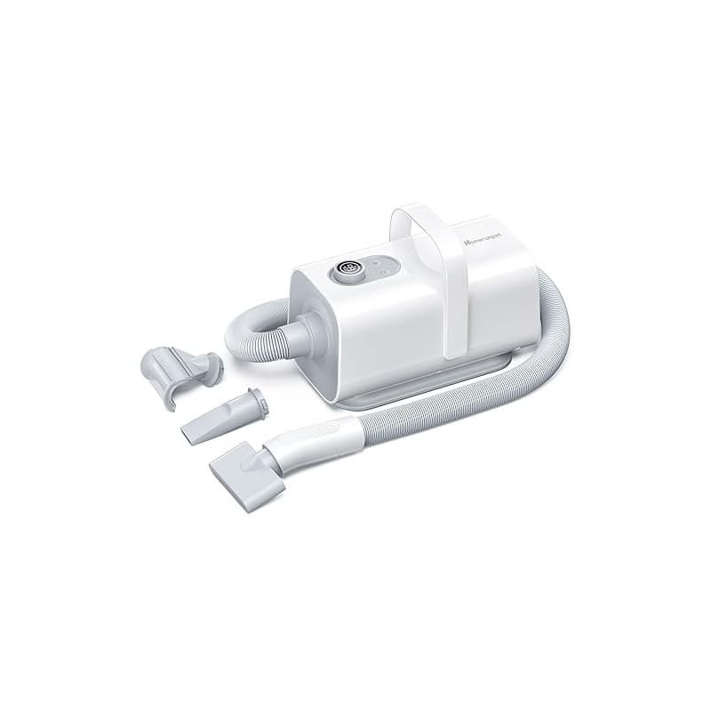 HomeRunPet Pulseur pour Chien 43dB Silencieux, 268mph, Aspirateur Poil de Chien 99 Vitesse et 3 Température réglable, Sèche Chev