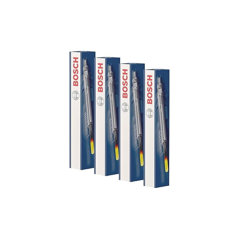 Bosch GLP224 - Bougie de Préchauffage Duraterm - Boite Carton - pour Véhicules à Moteur Diesel, Paquet de 4
