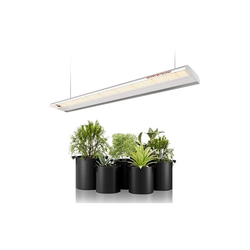 SPIDER FARMER SF600 LED Horticole Lampe Horticole à spectre complet Lampe de Croissance Plante avec 384 Leds