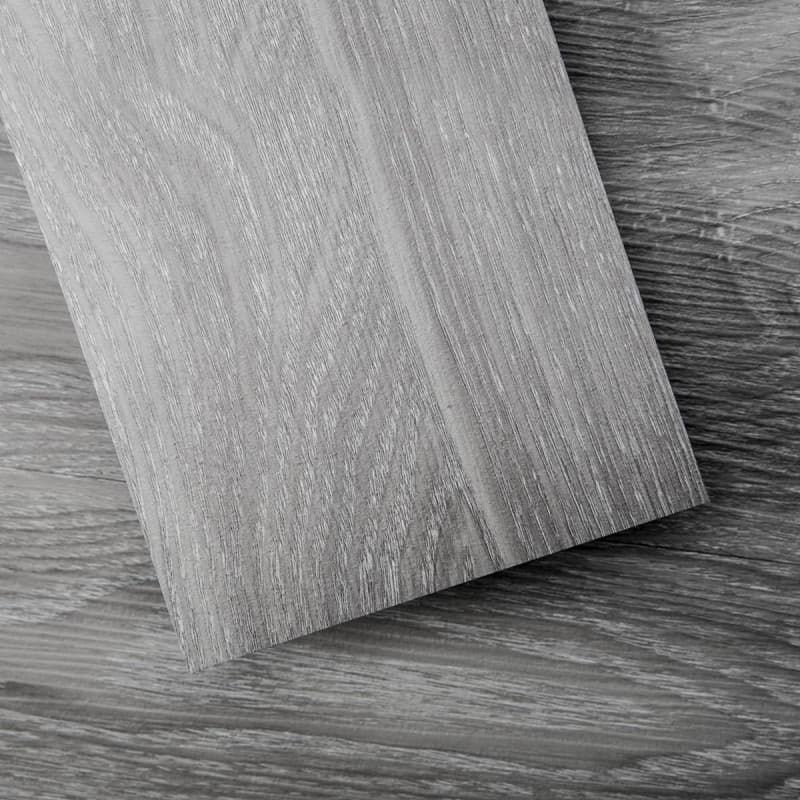 Art3d Lot de 36 Dalle de sol en vinyle à décoller et à coller, planche de bois de 5m², gris clair, surface rigide, revêtement de