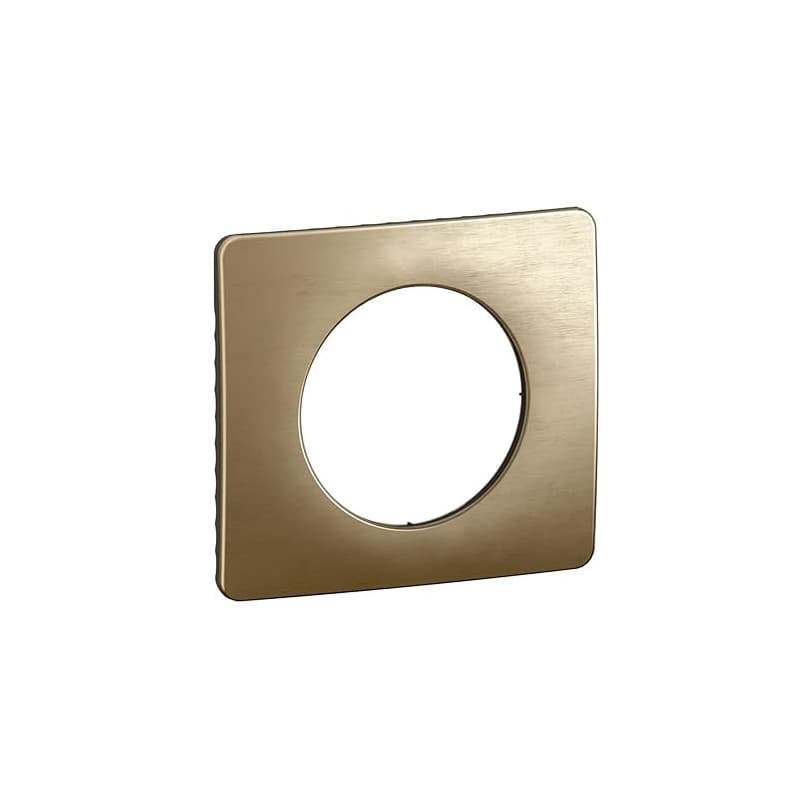 LEGRAND - Plaque Céliane - Plaque de Finition pour Prises et Interrupteurs Céliane - 1 poste - Bronze satiné