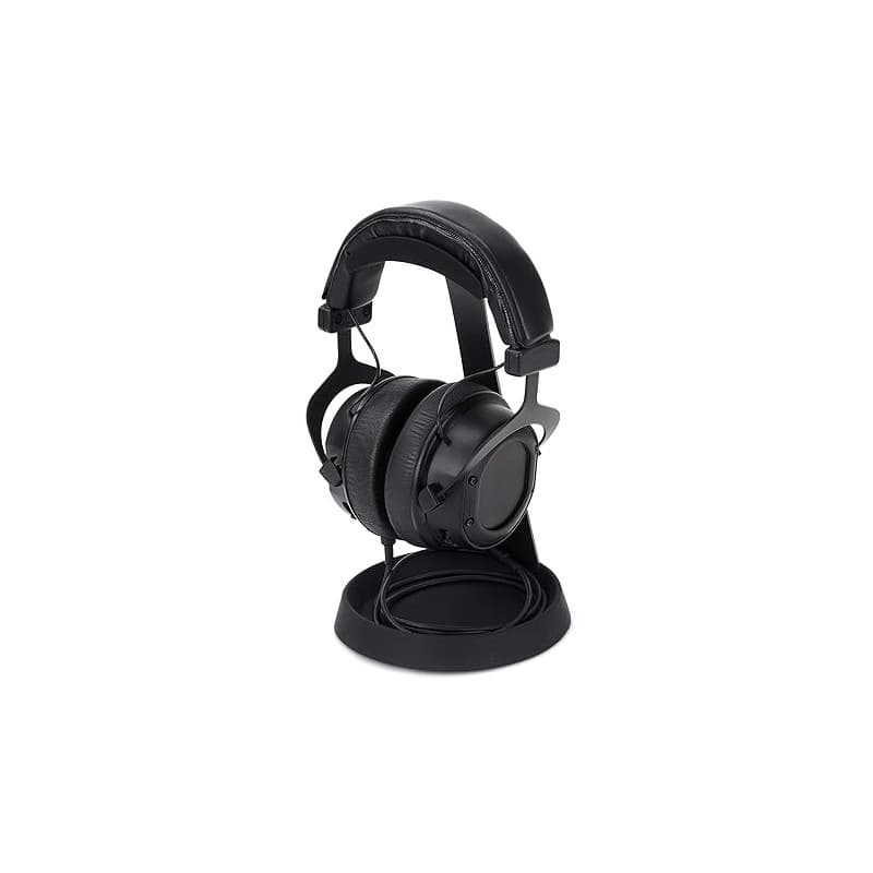 Dynavox Support Universel KH-1000 pour Tous Types de Casque ayant Une Largeur d'arceau jusqu'à 38 mm. Support métallique, revête